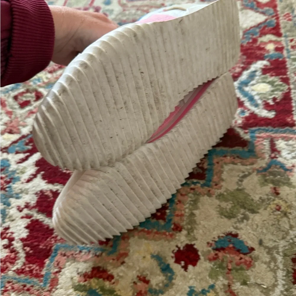 Rag & Bone Women's Retro Runner 2.0 Shoes - White and Pink Size 37 US 7 - Picture 7 of 7